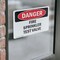 Signmission Fire Sprinkler Test Valve Danger Sign, Vinyl Decal, 10in W x 7in L, 2PK OS-2PACK-DS-D-710-L-2384 - alternate 2